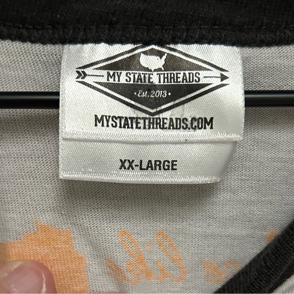 💜 CLEARANCE 2/5 MY STATE TREADS WI PJ Top. Size XXL. - Picture 5 of 6